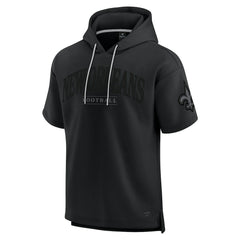 New Orleans Saints Fanatics Unisex Elements Ready Short Sleeve Pullover Hoodie
