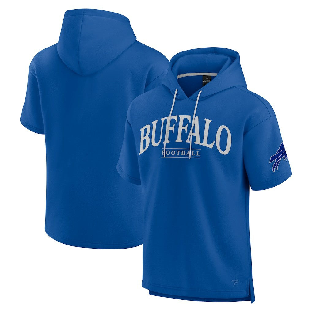 Buffalo Bills Fanatics Unisex Elements Ready Short Sleeve Pullover Hoodie
