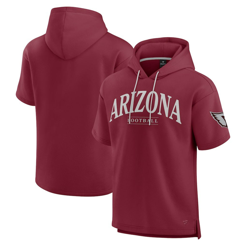 Arizona Cardinals Fanatics Unisex Elements Ready Short Sleeve Pullover Hoodie