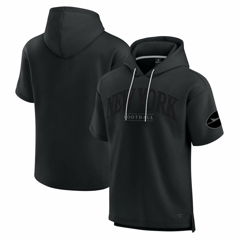 New York Jets Fanatics Unisex Elements Ready Short Sleeve Pullover Hoodie