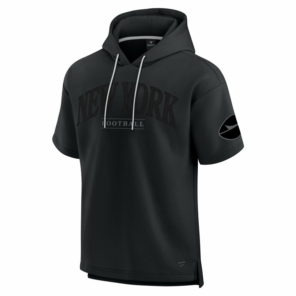 New York Jets Fanatics Unisex Elements Ready Short Sleeve Pullover Hoodie