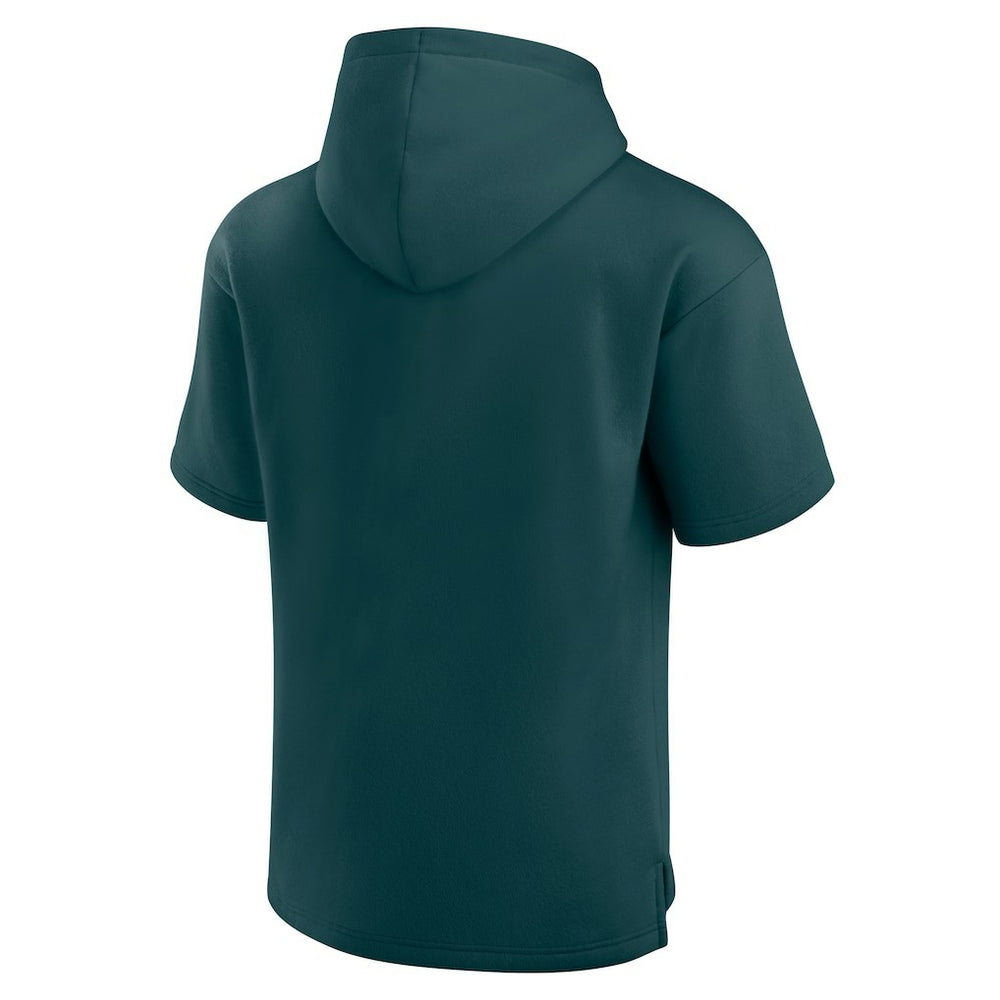 Philadelphia Eagles Fanatics Unisex Elements Ready Short Sleeve Pullover Hoodie