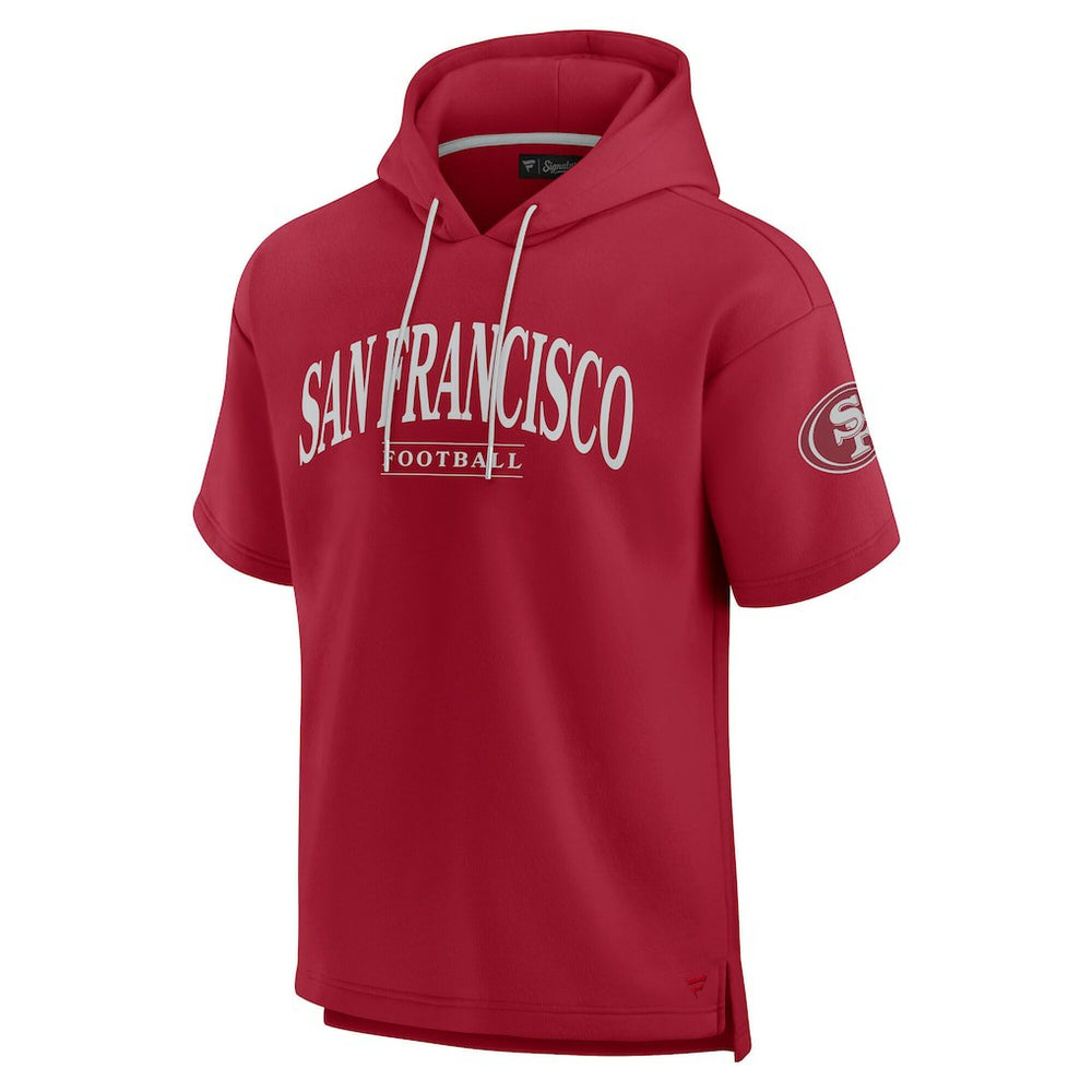 San Francisco 49ers Fanatics Unisex Elements Ready Short Sleeve Pullover Hoodie