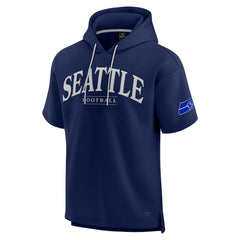 Seattle Seahawks Fanatics Unisex Elements Ready Short Sleeve Pullover Hoodie