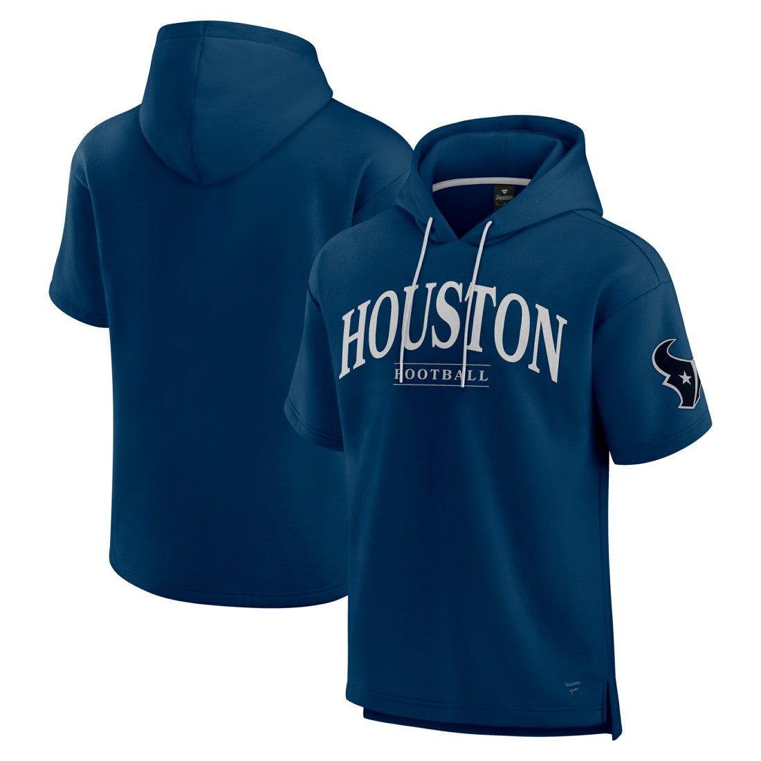 Houston Texans Fanatics Unisex Elements Ready Short Sleeve Pullover Hoodie