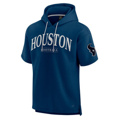 Houston Texans Fanatics Unisex Elements Ready Short Sleeve Pullover Hoodie