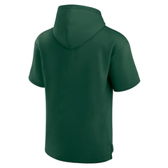 Green Bay Packers Fanatics Unisex Elements Ready Short Sleeve Pullover Hoodie