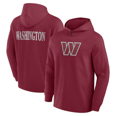 Washington Commanders Fanatics Elements Blaze Tri-Blend Long Sleeve Hoodie T-Shirt