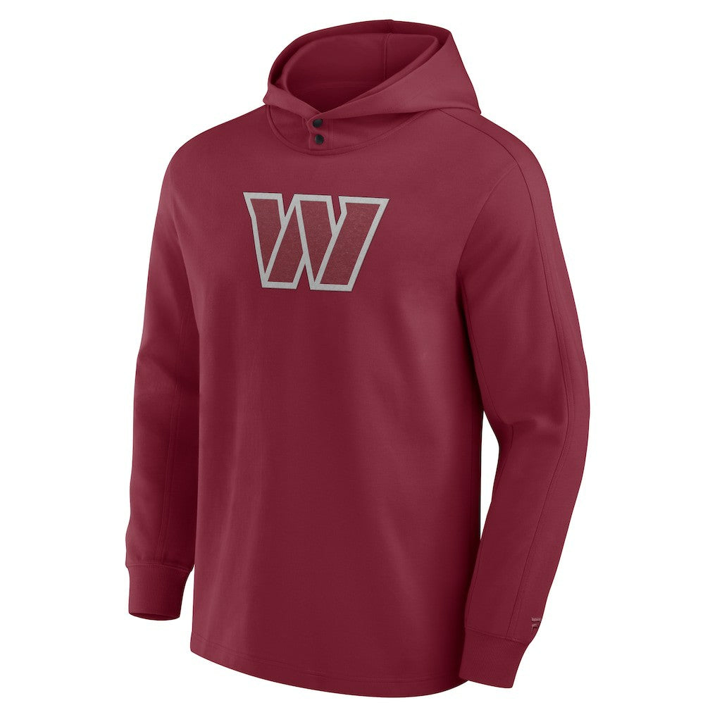 Washington Commanders Fanatics Elements Blaze Tri-Blend Long Sleeve Hoodie T-Shirt