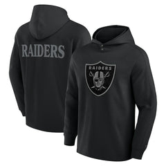 Las Vegas Raiders Fanatics Elements Blaze Tri-Blend Long Sleeve Hoodie T-Shirt