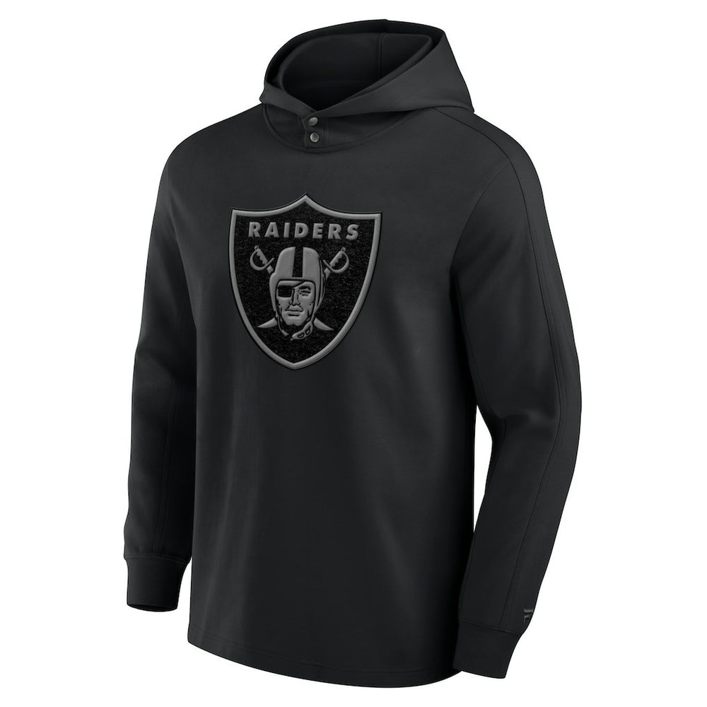 Las Vegas Raiders Fanatics Elements Blaze Tri-Blend Long Sleeve Hoodie T-Shirt