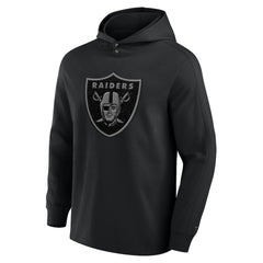Las Vegas Raiders Fanatics Elements Blaze Tri-Blend Long Sleeve Hoodie T-Shirt
