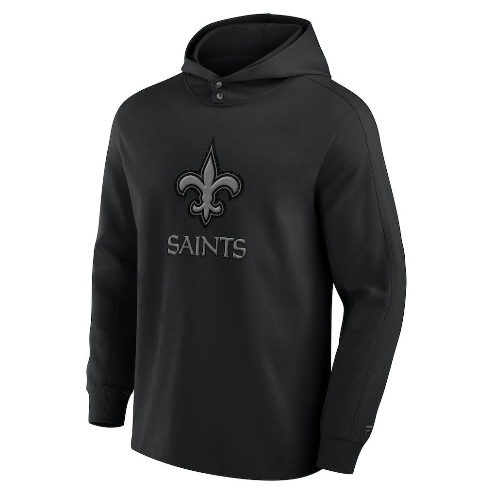 New Orleans Saints Fanatics Elements Blaze Tri-Blend Long Sleeve Hoodie T-Shirt