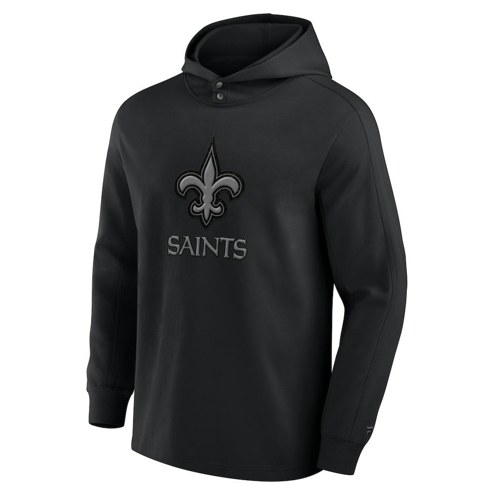 New Orleans Saints Fanatics Elements Blaze Tri-Blend Long Sleeve Hoodie T-Shirt
