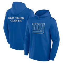 New York Giants Fanatics Elements Blaze Tri-Blend Long Sleeve Hoodie T-Shirt