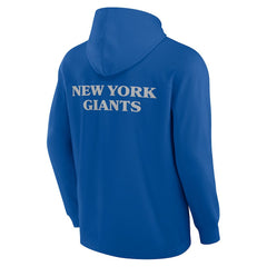 New York Giants Fanatics Elements Blaze Tri-Blend Long Sleeve Hoodie T-Shirt