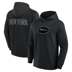New York Jets Fanatics Elements Blaze Tri-Blend Long Sleeve Hoodie T-Shirt