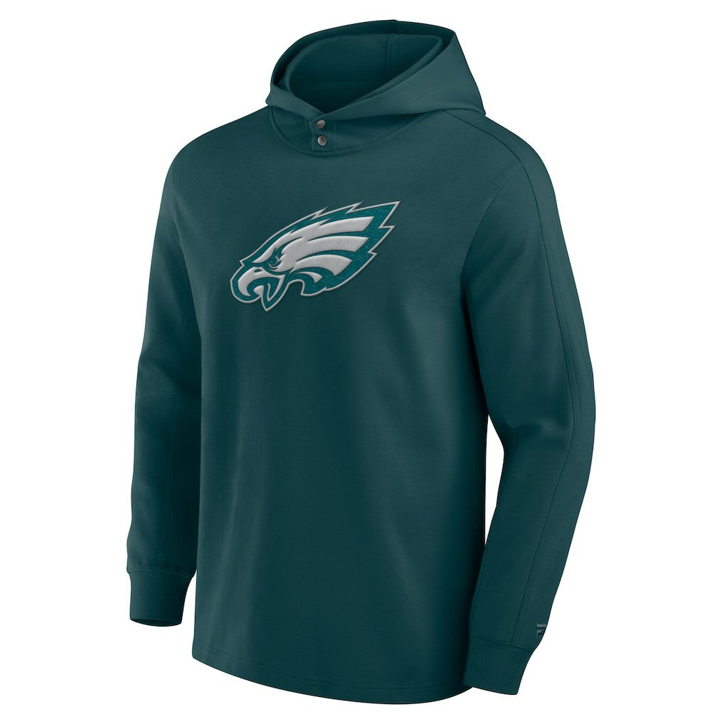 Philadelphia Eagles Fanatics Elements Blaze Tri-Blend Long Sleeve Hoodie T-Shirt