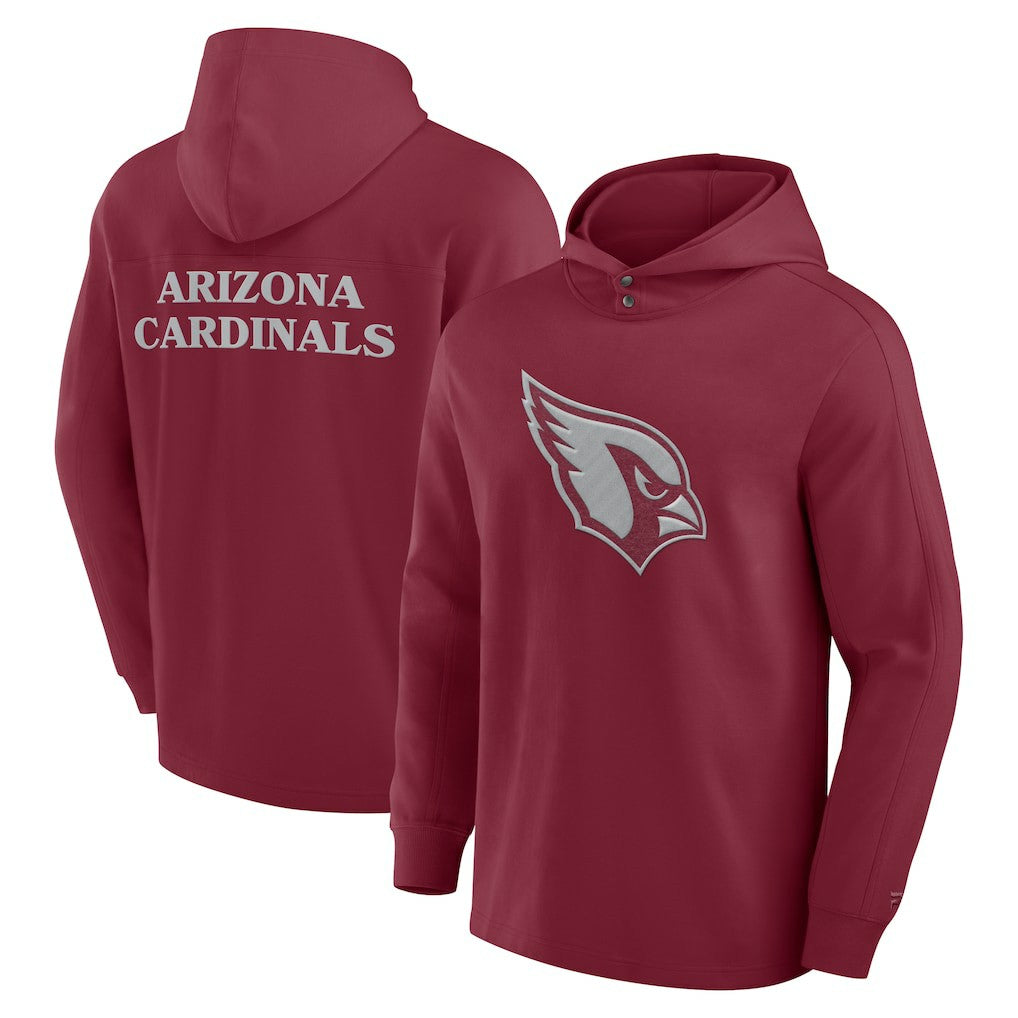 Arizona Cardinals Fanatics Elements Blaze Tri-Blend Long Sleeve Hoodie T-Shirt