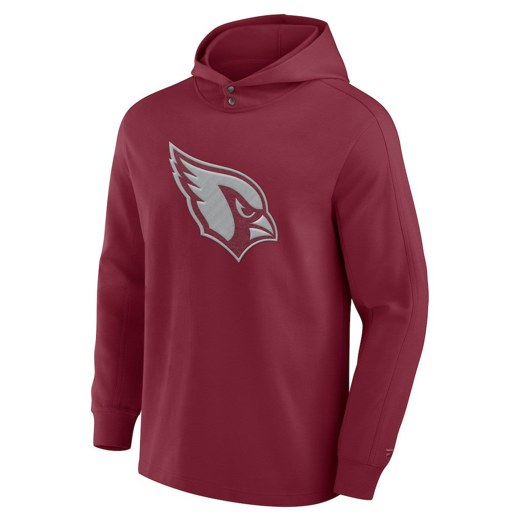 Arizona Cardinals Fanatics Elements Blaze Tri-Blend Long Sleeve Hoodie T-Shirt