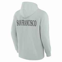 San Francisco 49ers Fanatics Elements Blaze Tri-Blend Long Sleeve Hoodie T-Shirt