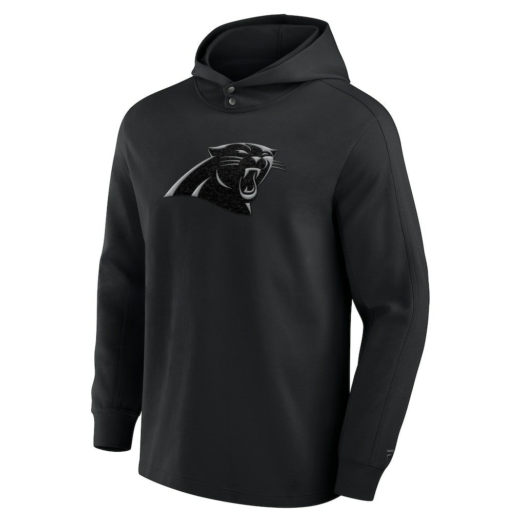 Carolina Panthers Fanatics Elements Blaze Tri-Blend Long Sleeve Hoodie T-Shirt