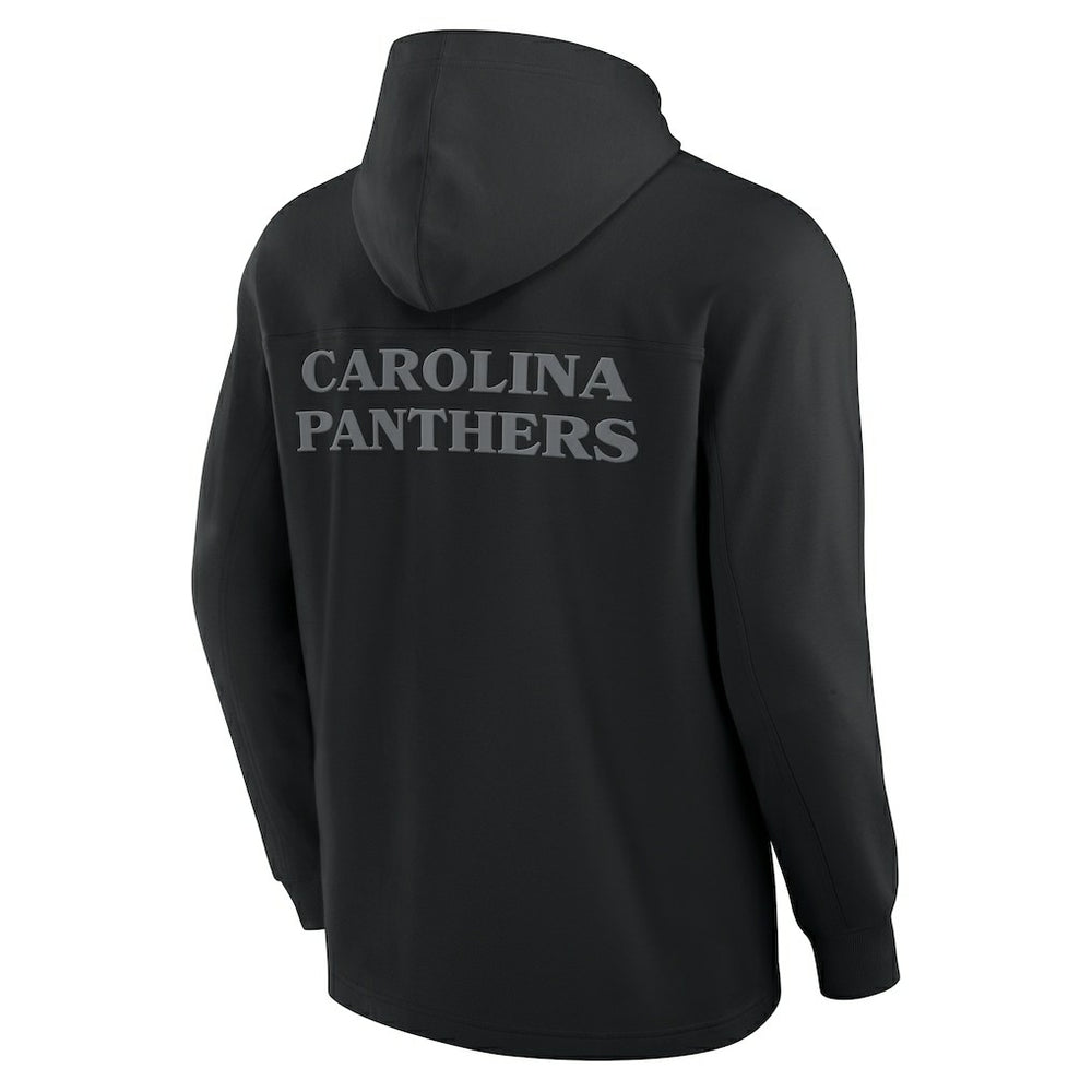 Carolina Panthers Fanatics Elements Blaze Tri-Blend Long Sleeve Hoodie T-Shirt