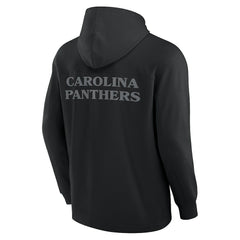 Carolina Panthers Fanatics Elements Blaze Tri-Blend Long Sleeve Hoodie T-Shirt