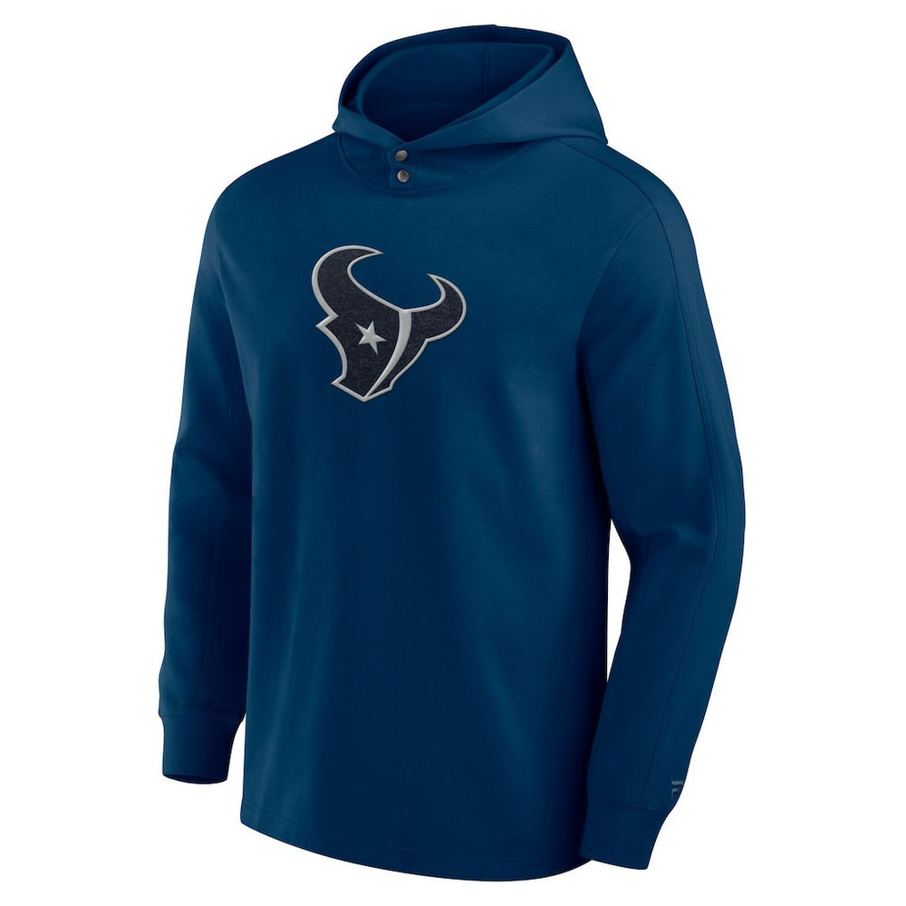 Houston Texans Fanatics Elements Blaze Tri-Blend Long Sleeve Hoodie T-Shirt