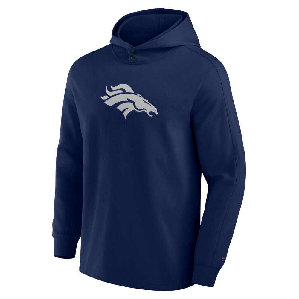 Denver Broncos Fanatics Elements Blaze Tri-Blend Long Sleeve Hoodie T-Shirt