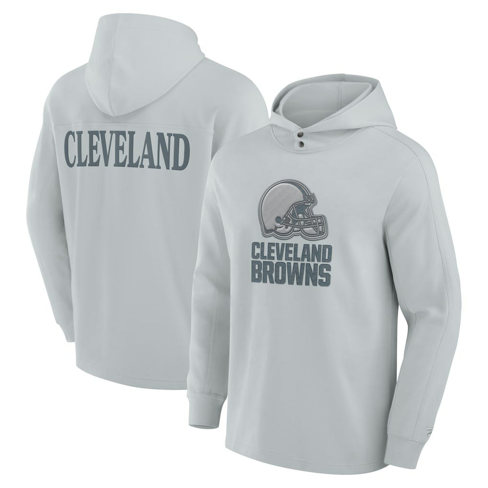 Cleveland Browns Fanatics Elements Blaze Tri-Blend Long Sleeve Hoodie T-Shirt