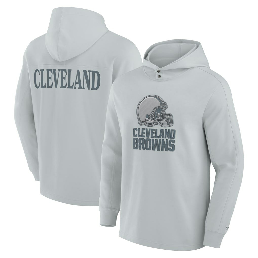 Cleveland Browns Fanatics Elements Blaze Tri-Blend Long Sleeve Hoodie T-Shirt