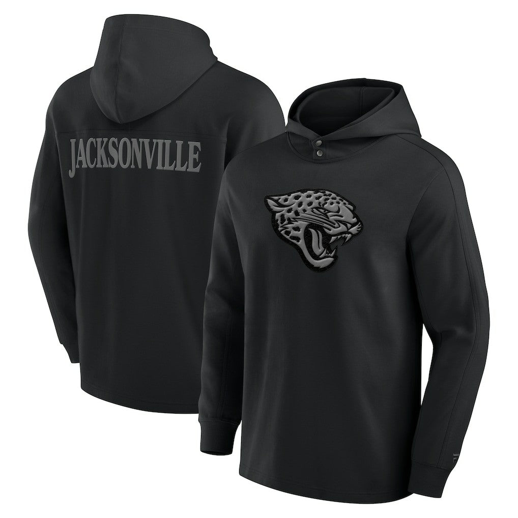 Jacksonville Jaguars Fanatics Elements Blaze Tri-Blend Long Sleeve Hoodie T-Shirt