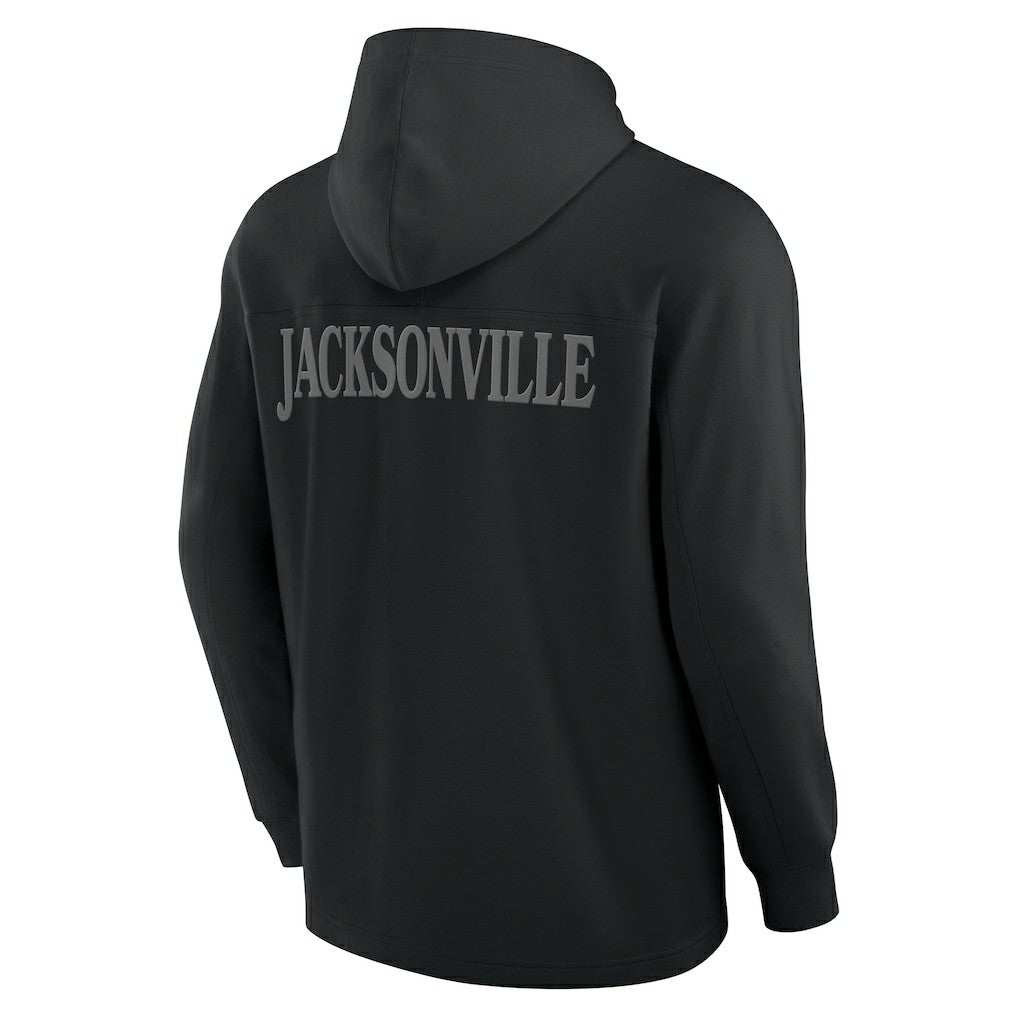 Jacksonville Jaguars Fanatics Elements Blaze Tri-Blend Long Sleeve Hoodie T-Shirt