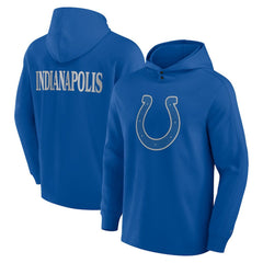 Indianapolis Colts Fanatics Elements Blaze Tri-Blend Long Sleeve Hoodie T-Shirt