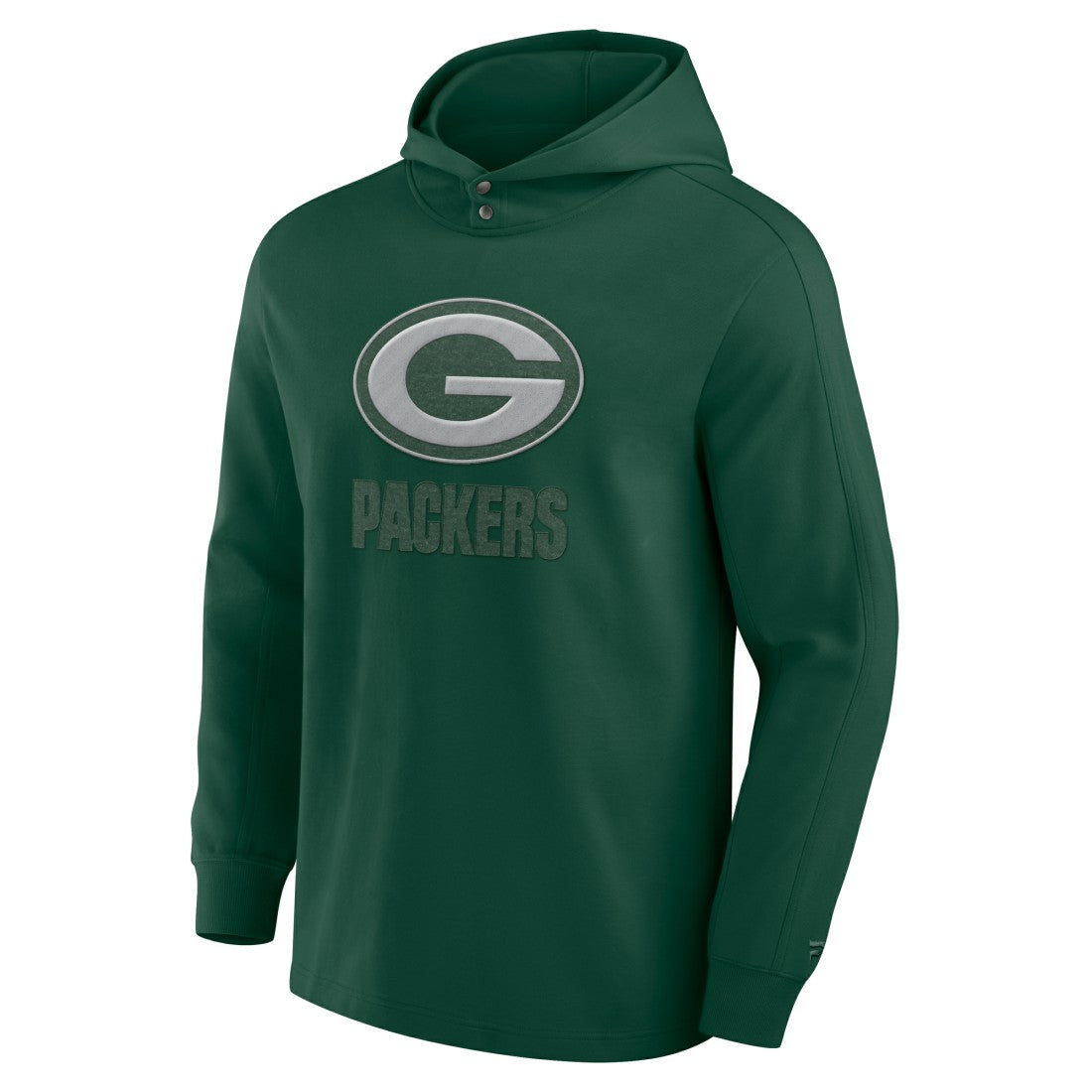 Green Bay Packers Fanatics Elements Blaze Tri-Blend Long Sleeve Hoodie T-Shirt