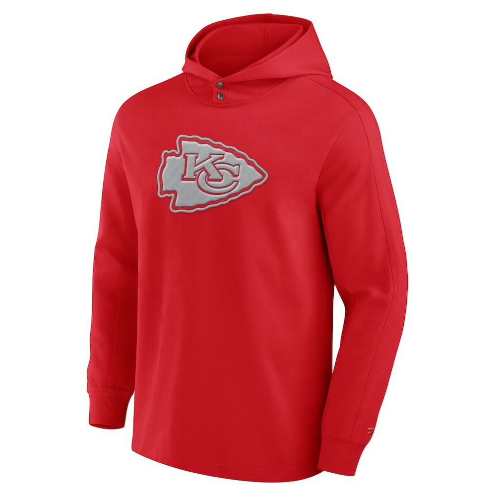 Kansas City Chiefs Fanatics Elements Blaze Tri-Blend Long Sleeve Hoodie T-Shirt