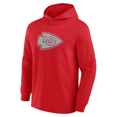 Kansas City Chiefs Fanatics Elements Blaze Tri-Blend Long Sleeve Hoodie T-Shirt
