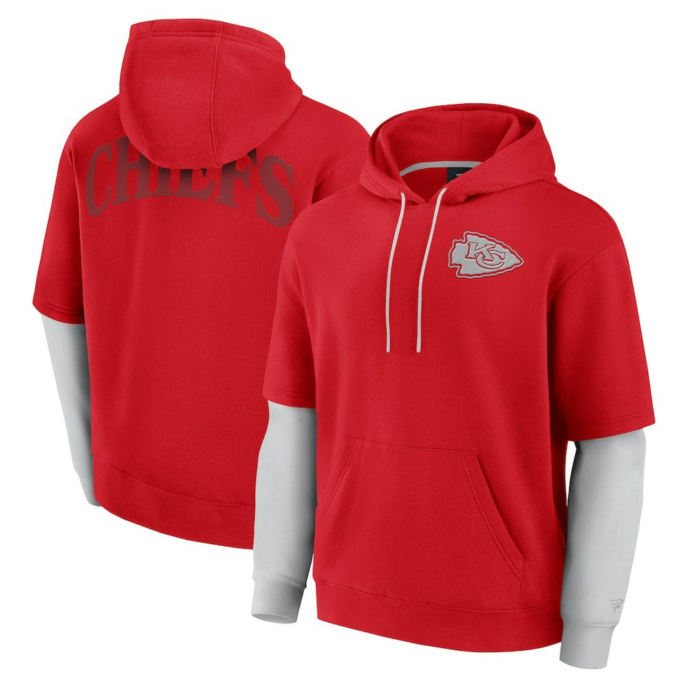 Kansas City Chiefs Fanatics Unisex Sleek Elements Pullover Hoodie