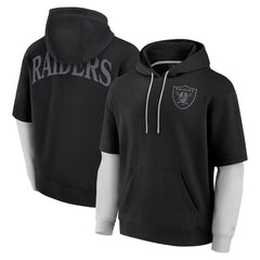 Las Vegas Raiders Fanatics Unisex Sleek Elements Pullover Hoodie