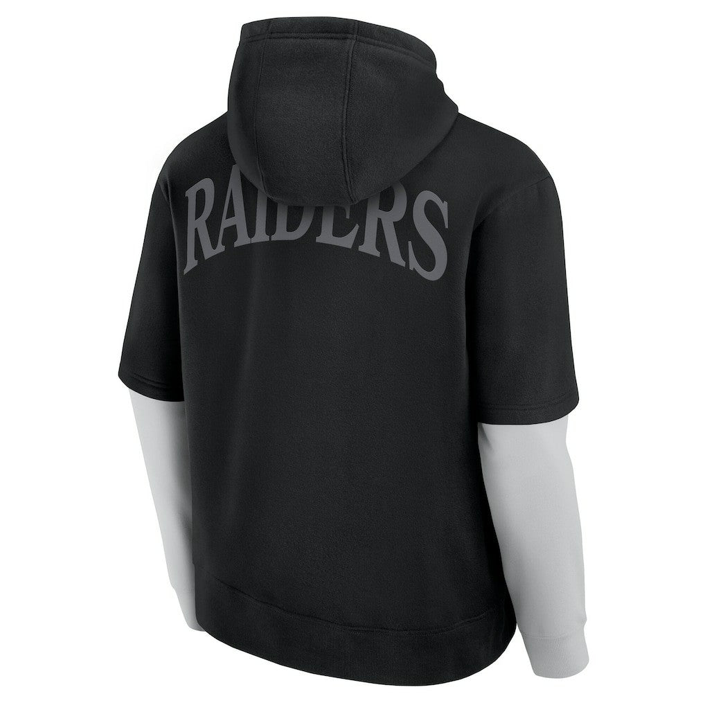 Las Vegas Raiders Fanatics Unisex Sleek Elements Pullover Hoodie
