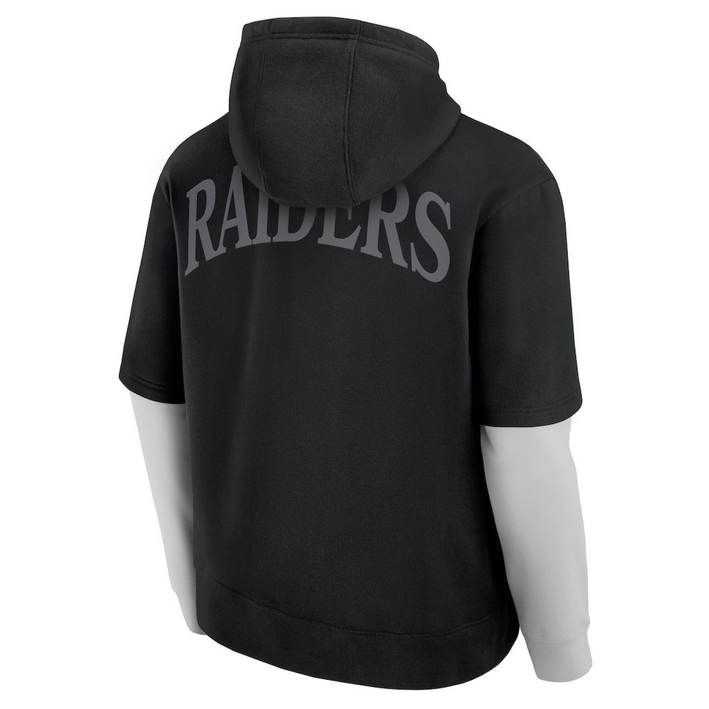 Las Vegas Raiders Fanatics Unisex Sleek Elements Pullover Hoodie