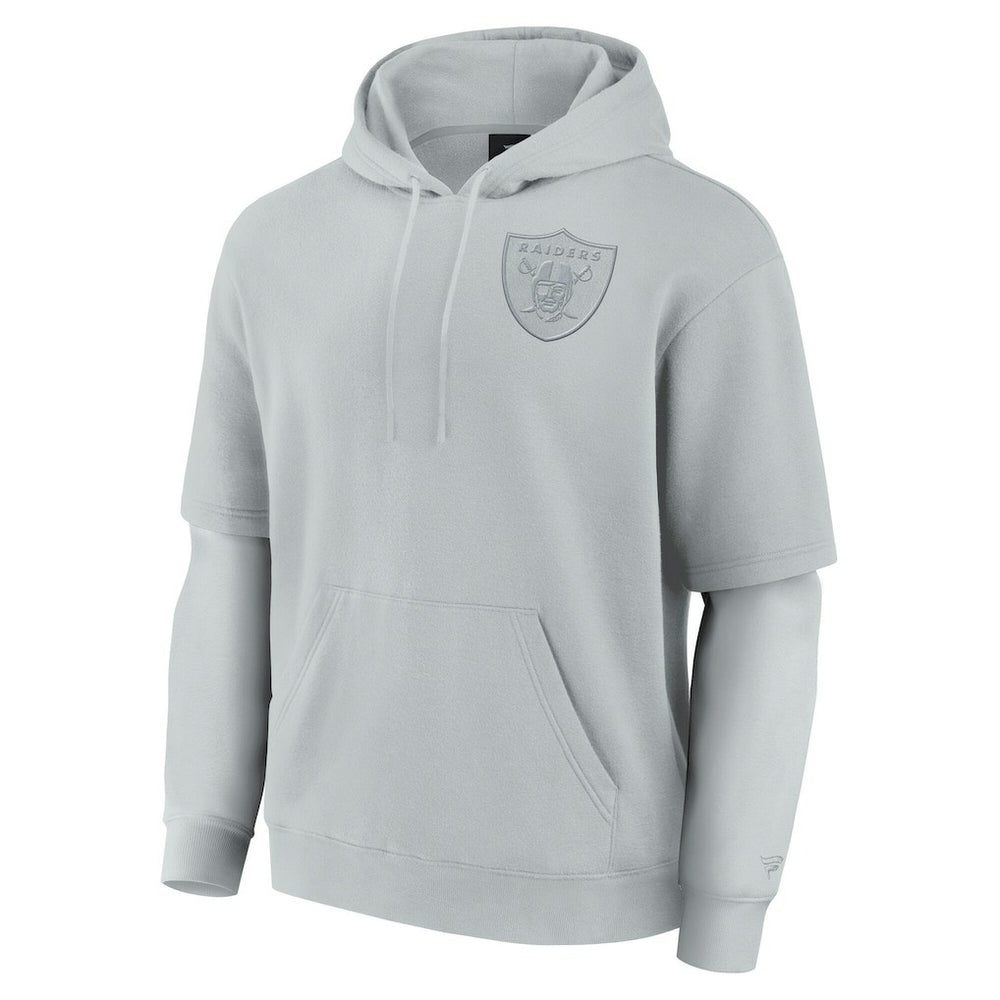 Las Vegas Raiders Fanatics Unisex Sleek Elements Pullover Hoodie