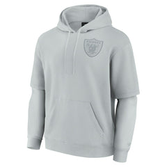 Las Vegas Raiders Fanatics Unisex Sleek Elements Pullover Hoodie