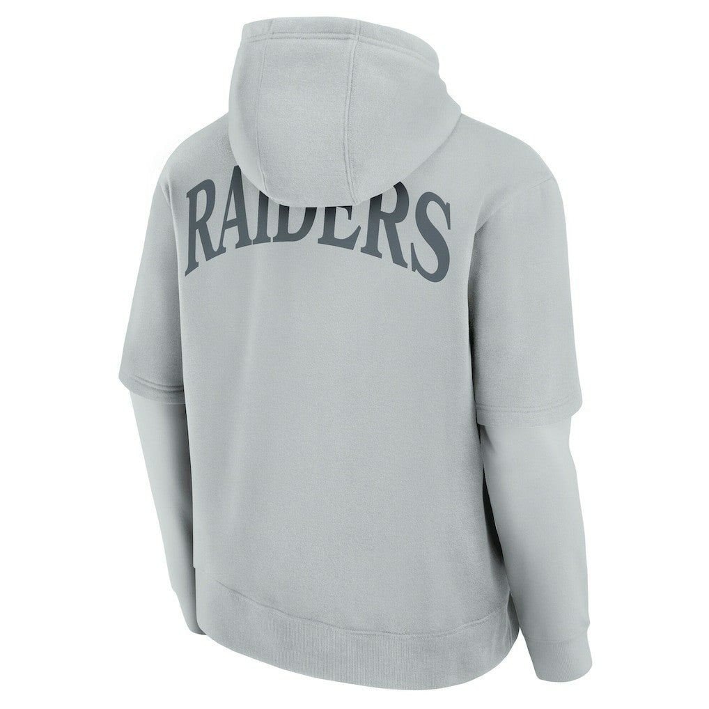 Las Vegas Raiders Fanatics Unisex Sleek Elements Pullover Hoodie