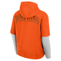 Miami Dolphins Fanatics Unisex Sleek Elements Pullover Hoodie