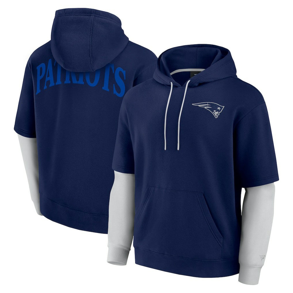 New England Patriots Fanatics Unisex Sleek Elements Pullover Hoodie