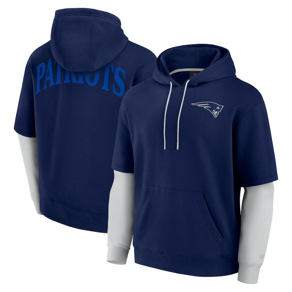New England Patriots Fanatics Unisex Sleek Elements Pullover Hoodie