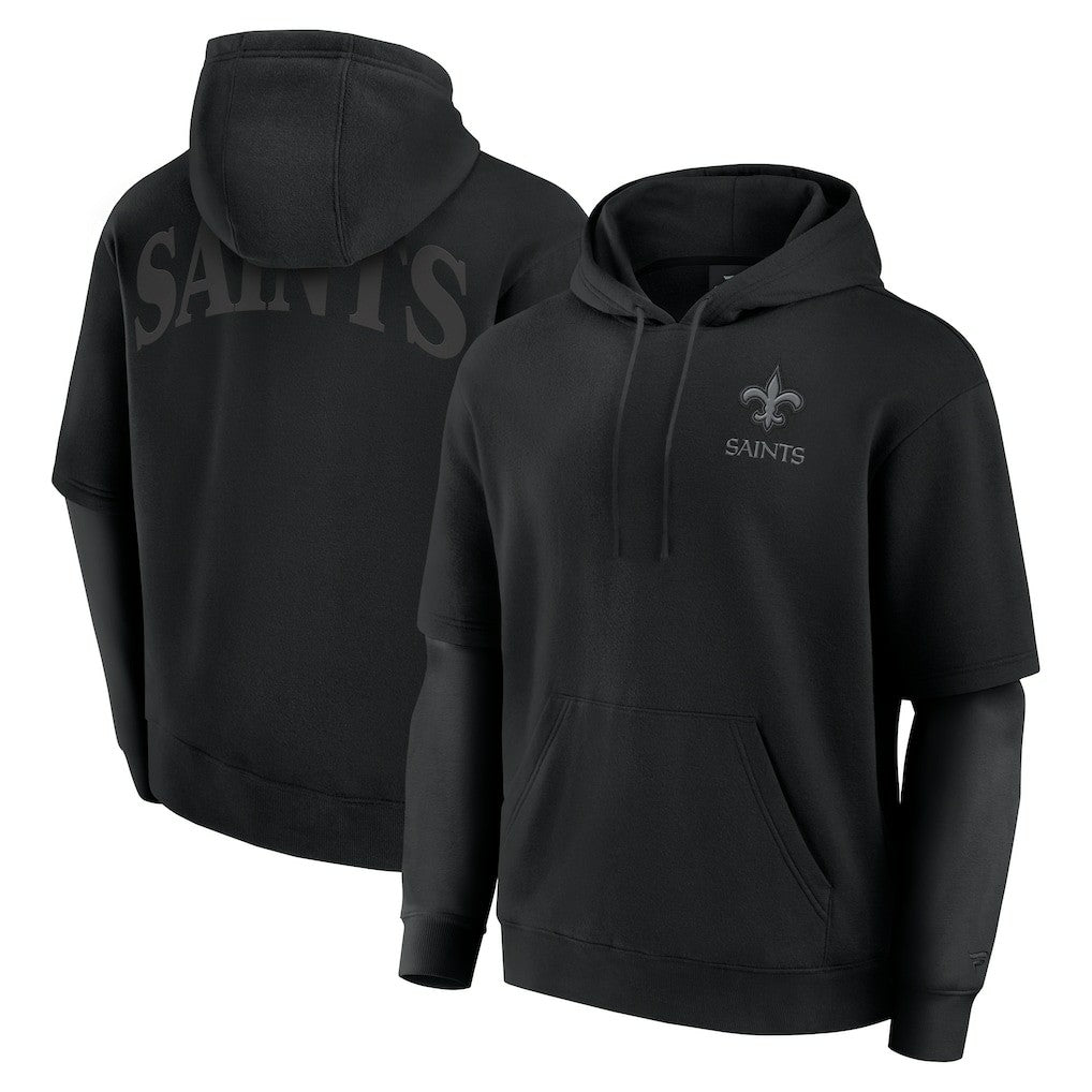 New Orleans Saints Fanatics Unisex Sleek Elements Pullover Hoodie
