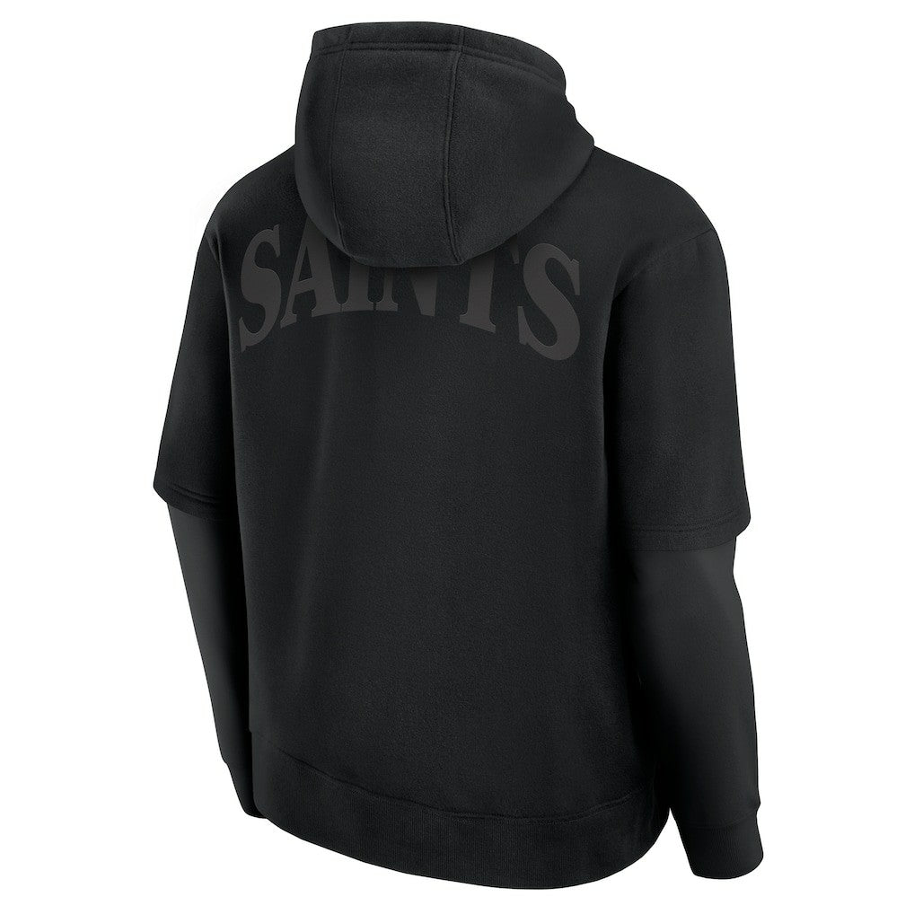 New Orleans Saints Fanatics Unisex Sleek Elements Pullover Hoodie
